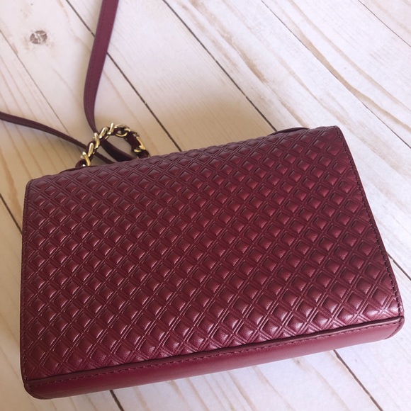 Tory Burch Marion Embossed Shrunken Shoulder Bag - Picture 7 of 7